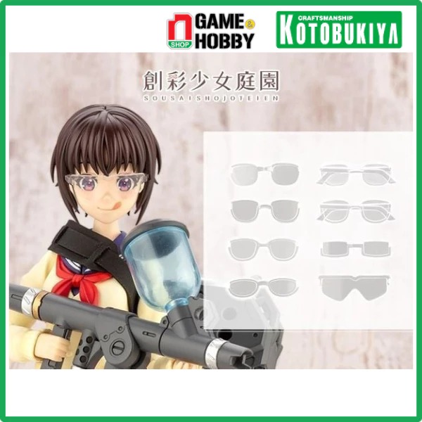 nShop - Sousai Shojo Teien After School Glasses Set- Mô Hình Kotobukiya Chính Hãng Tỷ Lệ 1/10, Dài Khoảng 17mm/Mắt Kính