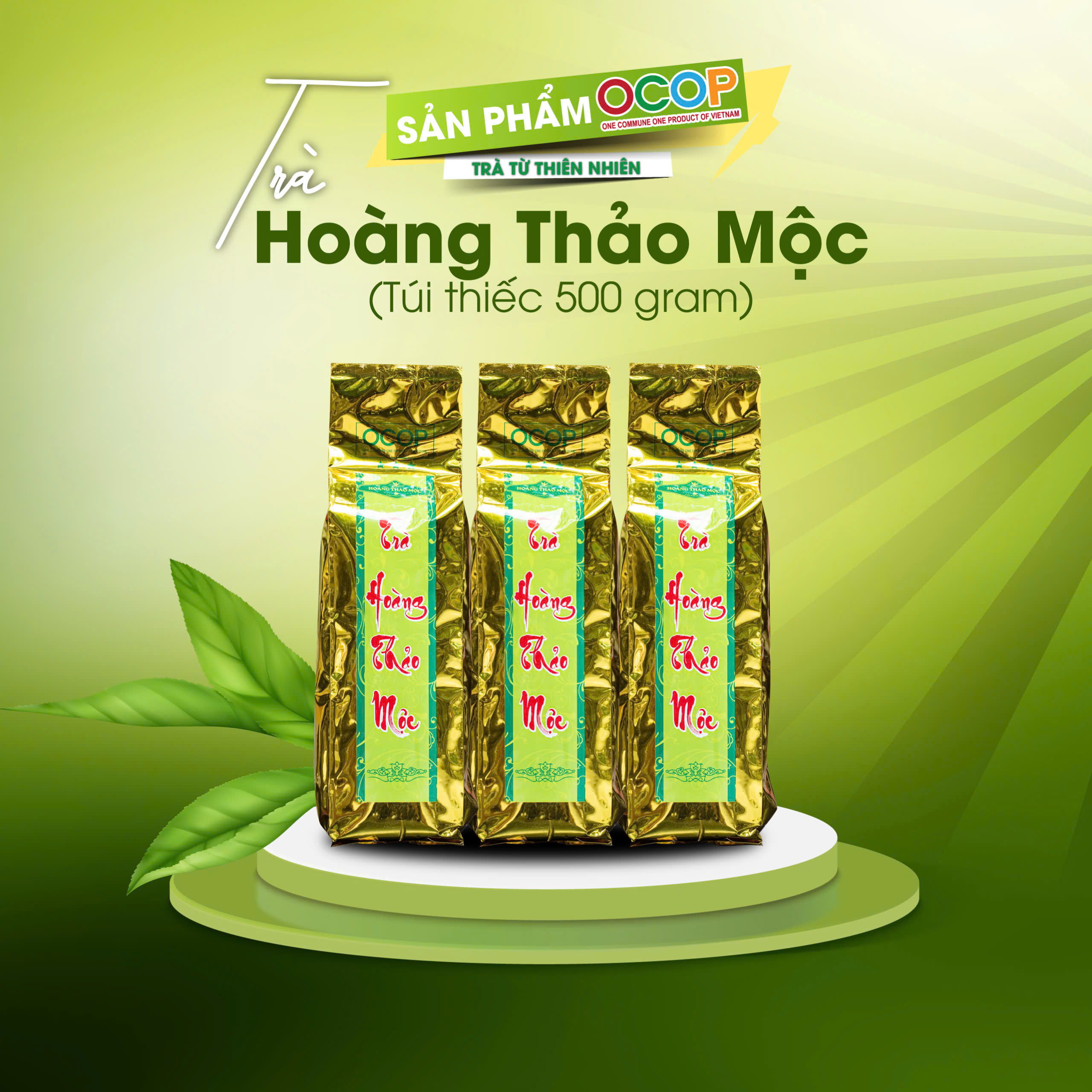 Trà Hoàng Thảo Mộc - Hỗ Trợ An Thần Ngủ Ngon Hiệu Quả - 500GR