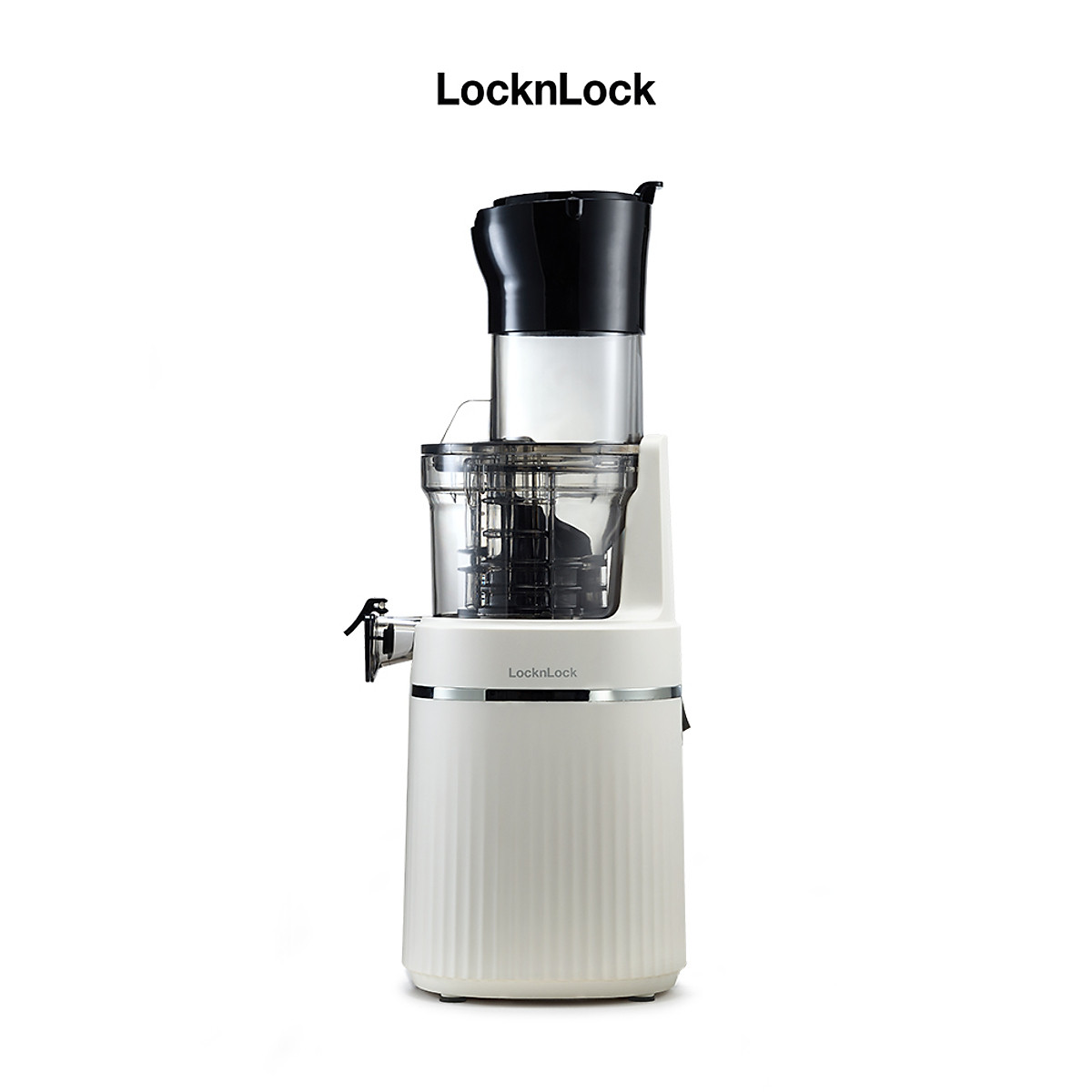 LOCKNLOCK-EJJ421IVY-Máy ép chậm Locknlock Slow juicer 0.8L, 200W, 220-240V, 50Hz - Màu trắng ngà