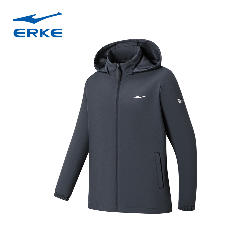 ERKE - Áo khoác gió nam có đệm bông ERKE 11224402249