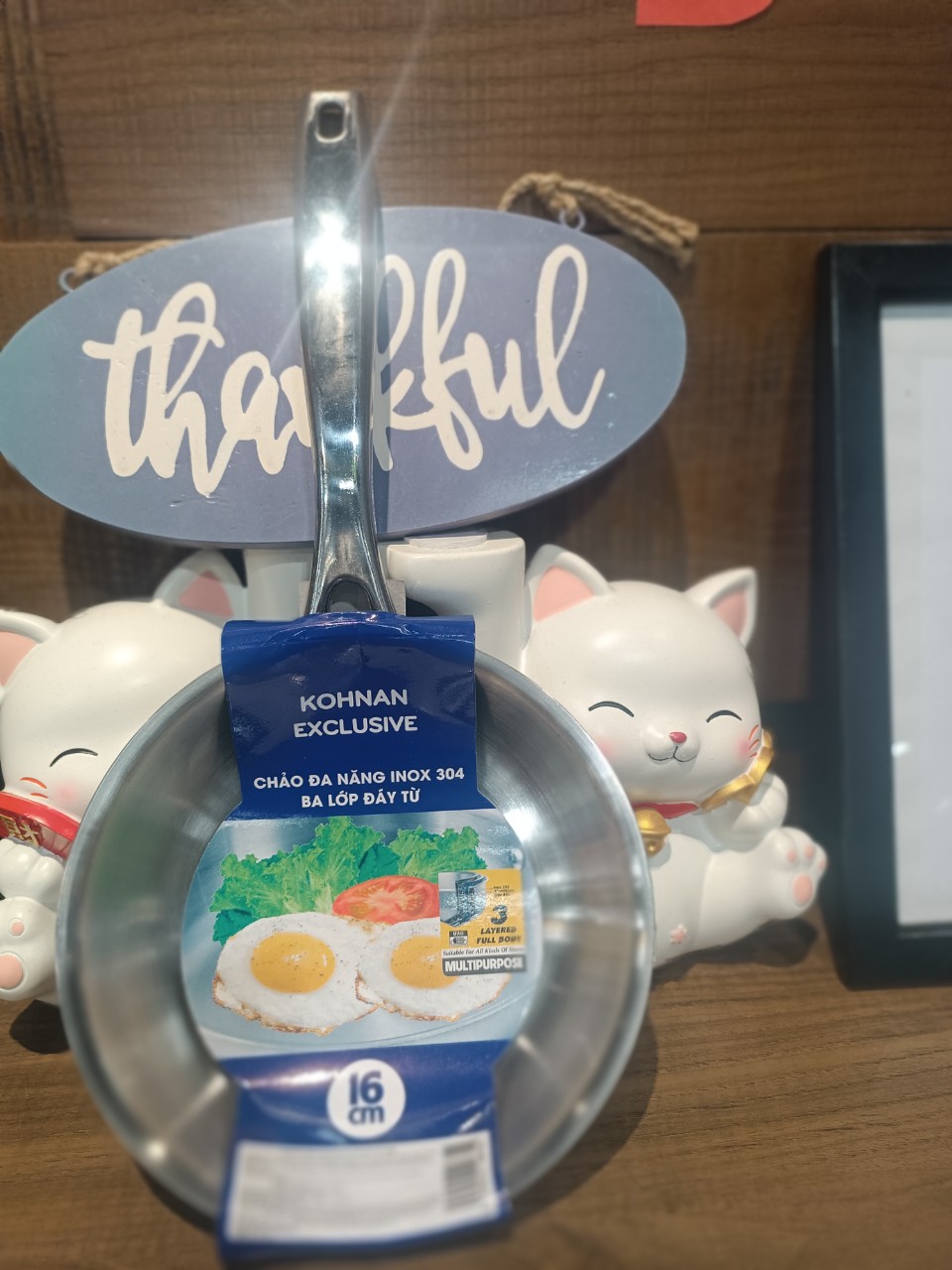 KOHNAN Chảo inox 16cm KOH (96750)