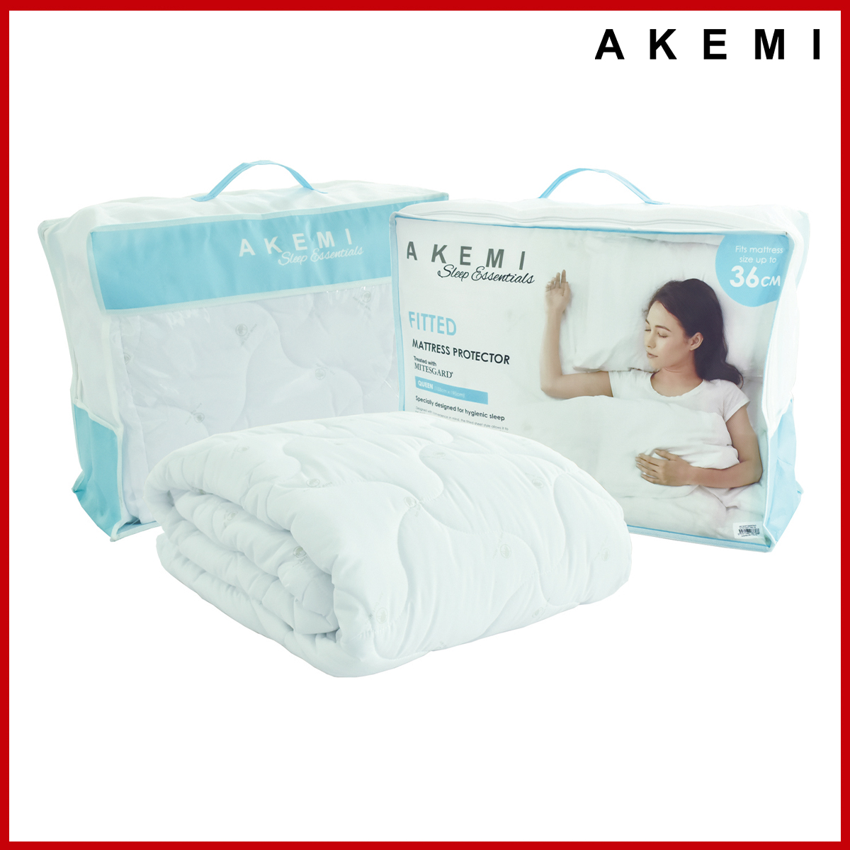 AKEMI - Bảo vệ nệm AKEMI Sleep Essentials Fitted Mattress Protector