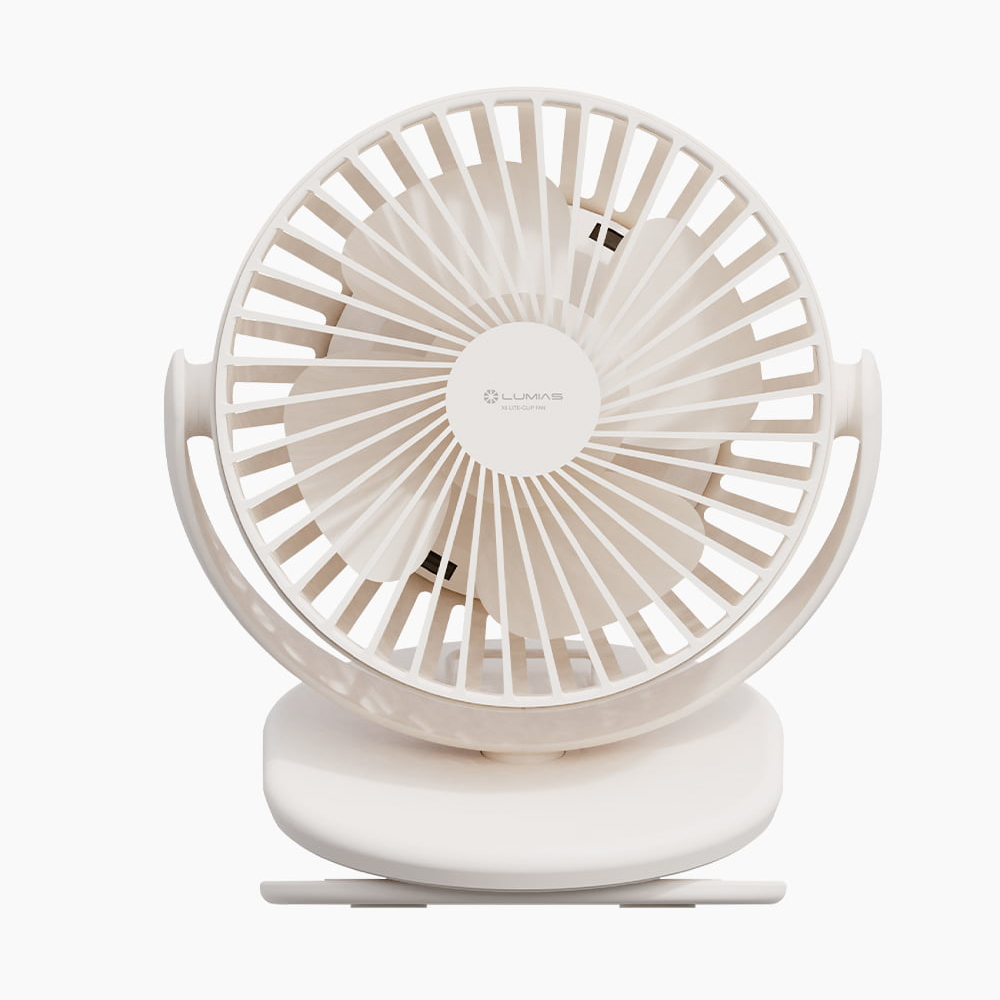 Quạt tích điện Lumias F5 Lite màu trắng