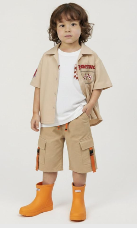 Quần short kaki bé trai Rabity 930.029