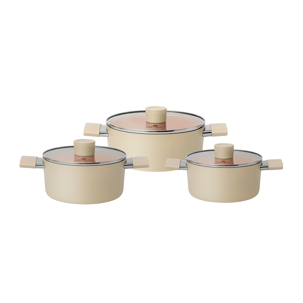 Bộ nồi chống dính Ceramic Elmich EL5240BE01 size 18,20,24cm