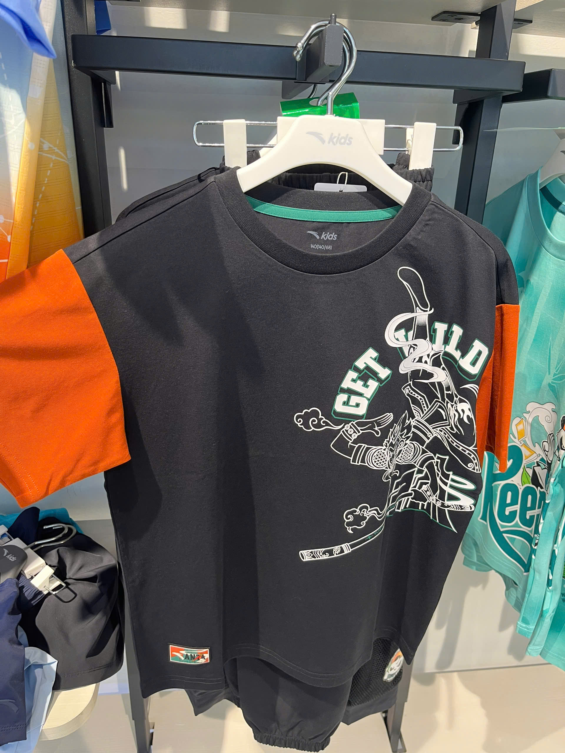 Áo Phông Ngắn Tay Thể Thao Thời Trang Bé Trai Anta Kids A534C8101-5