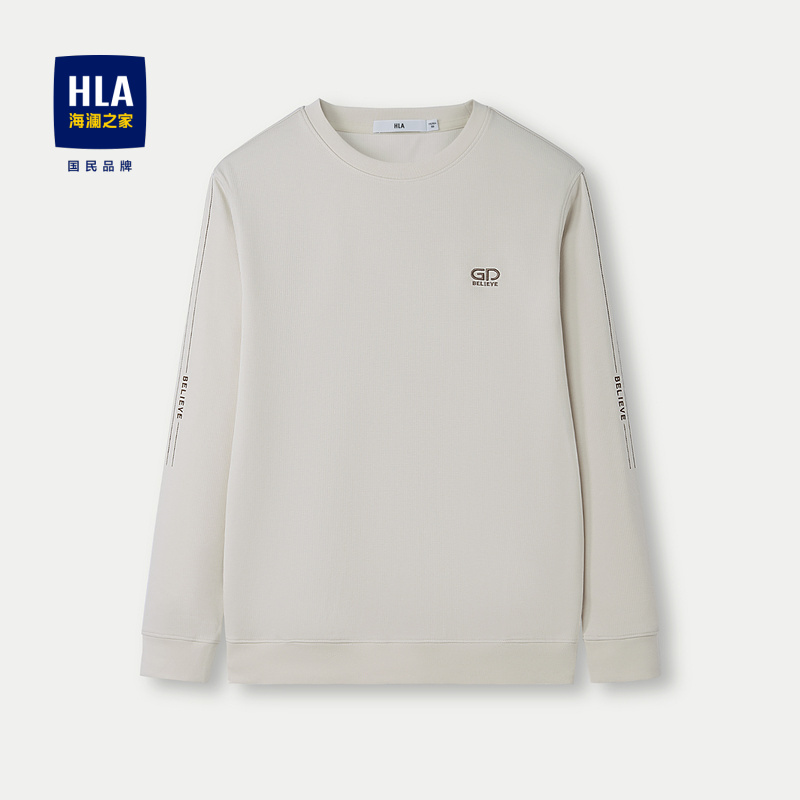 HLA - Áo thun nam cổ tròn - HNTAD3W059A