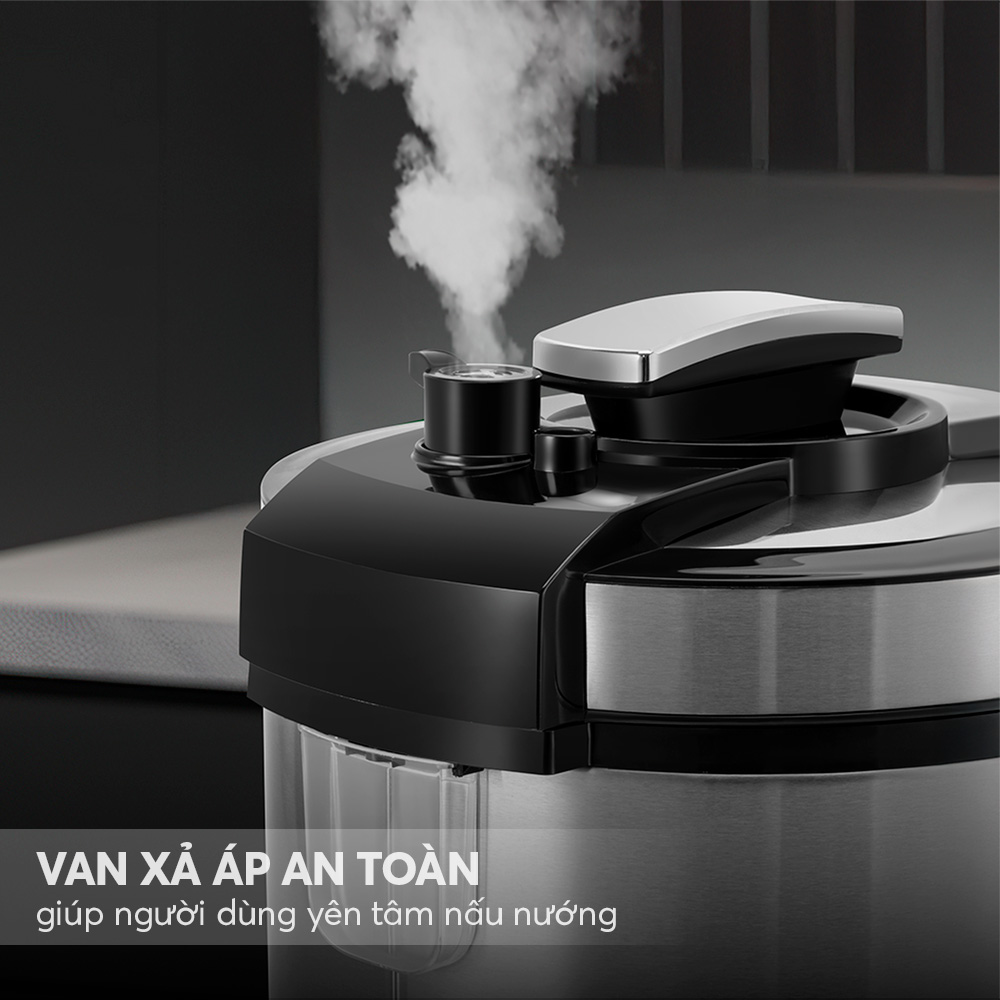 Nồi áp suất điện đa năng Elmich PCE9150 dung tích 6L