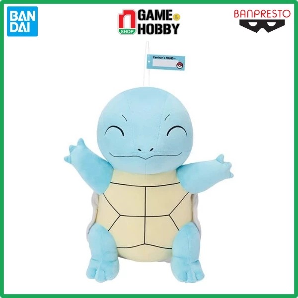 nShop - Thú bông Pokemon Squirtle Super Big Plush Hello Partner Mofugutto - Đồ chơi Pokemon Chính Hãng Banpresto Kích Thước 30cm