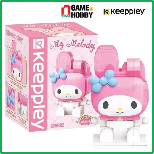 nShop - Đồ chơi lắp ráp Keeppley Sanrio My Melody K20802 Kích Thước Cao khoảng 12.5cm