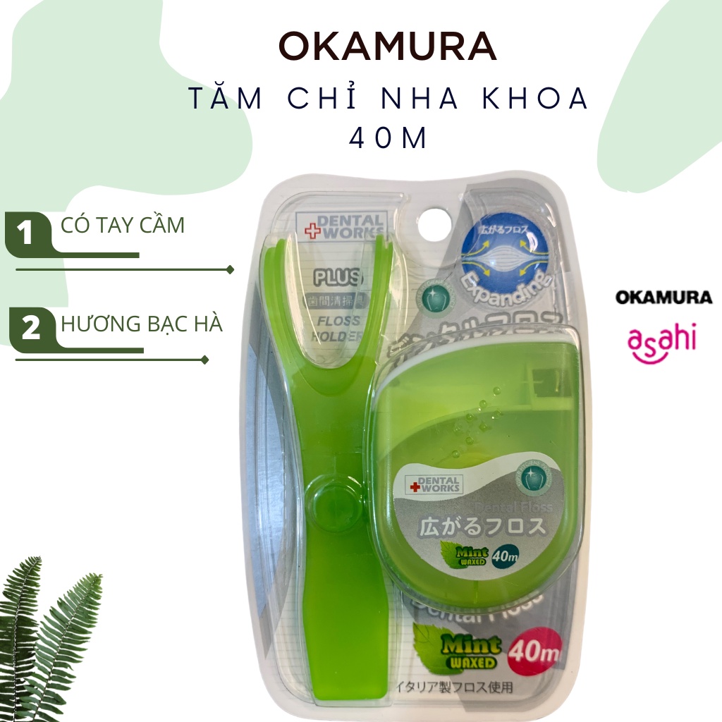 Chỉ nha khoa Okamura 40m tặng cán cầm - 4983435655211