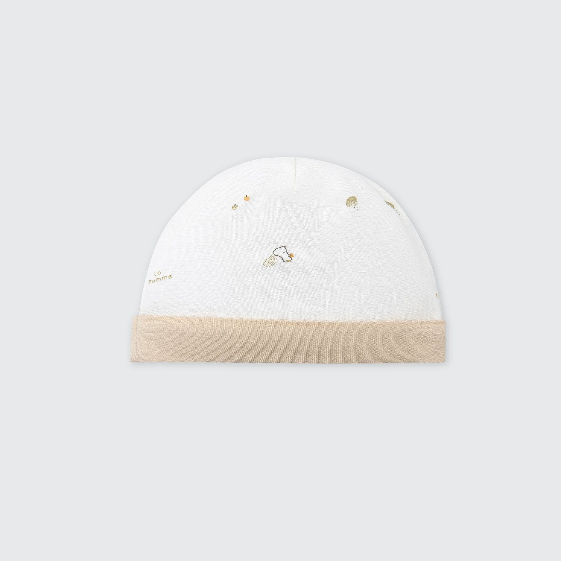 Mũ sơ sinh La Pomme Họa tiết bé xinh