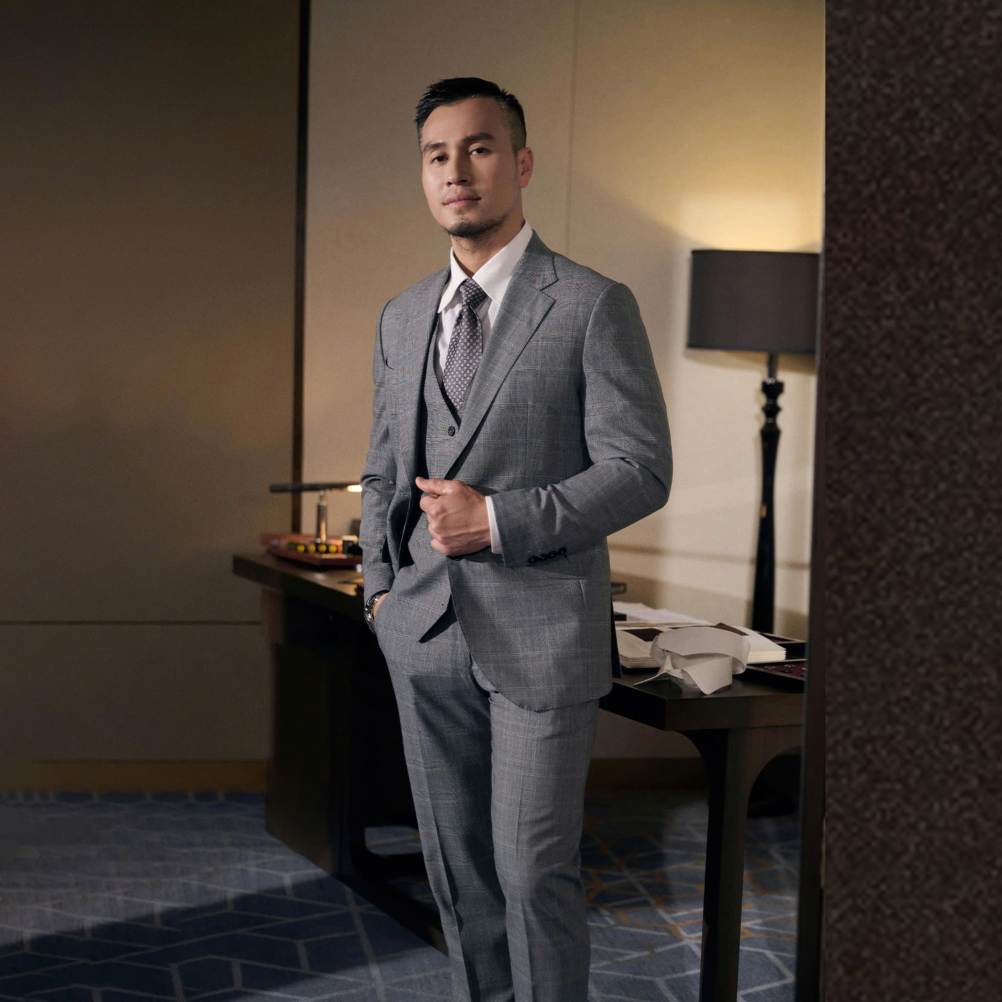 Aristino - Bộ Suit Nam Wool ASUM090Z