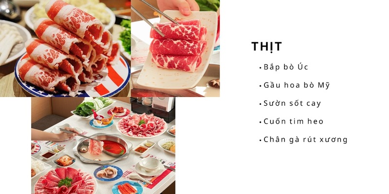 menu kichi kichi: thịt gói pro max