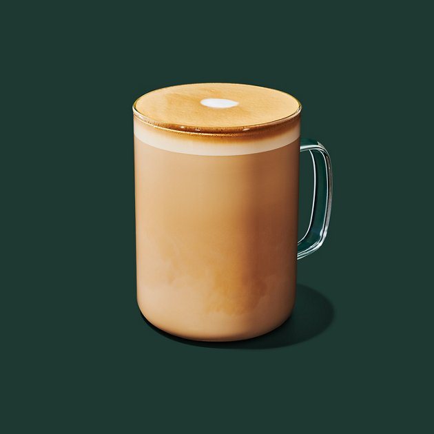 menu starbucks: Flat white