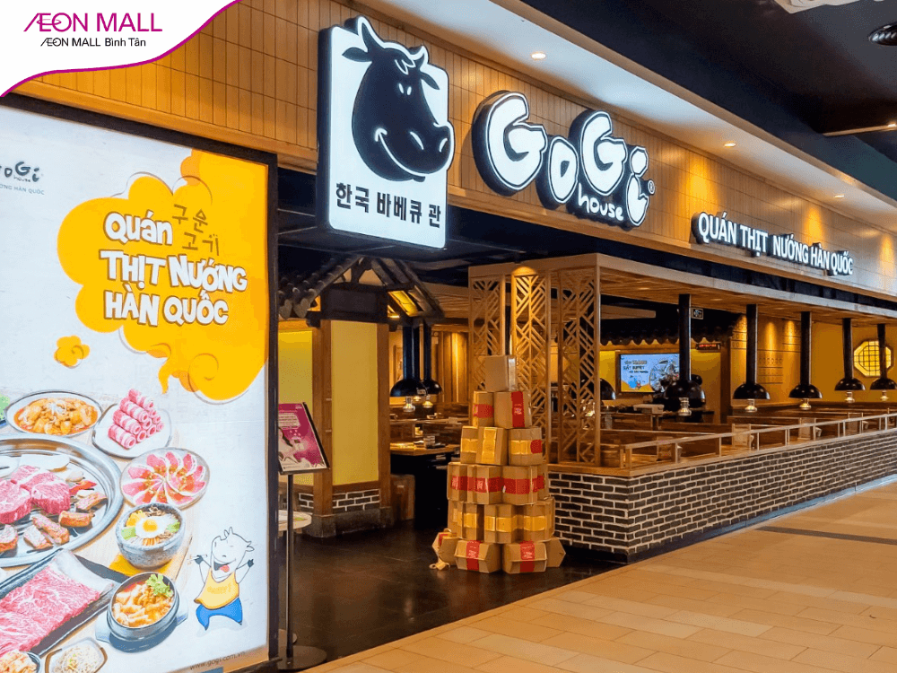 GoGi House AEON MALL Bình Tân là một trong những chi nhánh GoGi nổi bật nhất tại TP.HCM