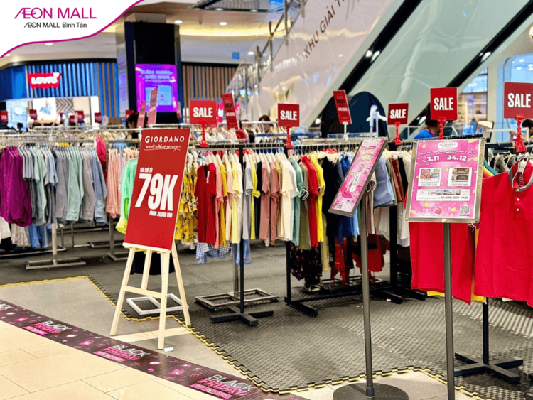 Đừng quên tìm hiểu kỹ các chương trình khuyến mãi Black Friday tại AEON MALL Bình Tân để không bỏ lỡ bất kỳ deal hời nào