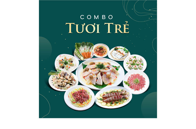 Combo tươi trẻ phù hợp với những nhóm nhỏ, không quá đông