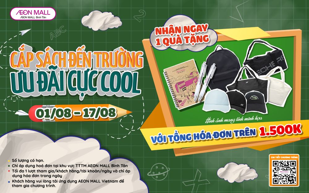 CẮP SÁCH ĐẾN TRƯỜNG - ƯU ĐÃI CỰC COOL