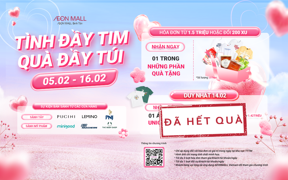 TÌNH ĐẦY TIM, QUÀ ĐẦY TÚI