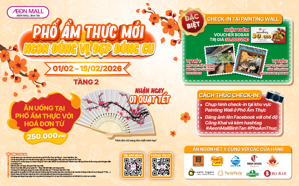 PHỐ ẨM THỰC MỚI – NGON ĐÚNG VỊ, ĐẸP ĐÚNG GU