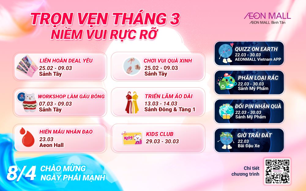 TRỌN VẸN THÁNG 3 - NIỀM VUI RỰC RỠ