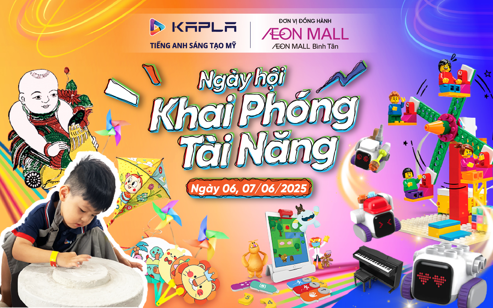 NGÀY HỘI KHAI PHÓNG TÀI NĂNG – SÂN CHƠI SÁNG TẠO CHO BÉ