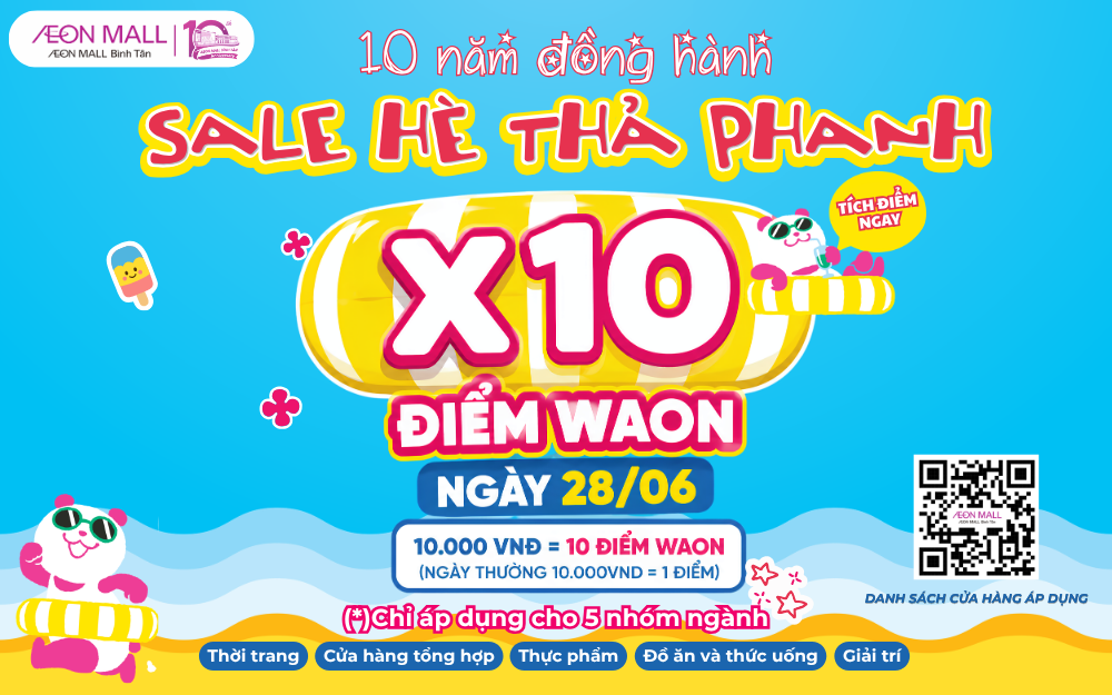 END OF SEASON SALE - X10 ĐIỂM WAON