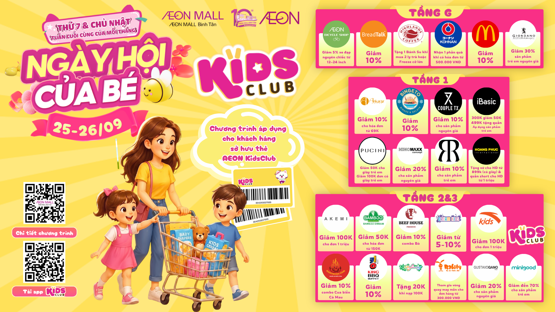 KIDS CLUB - NGÀY HỘI CỦA BÉ