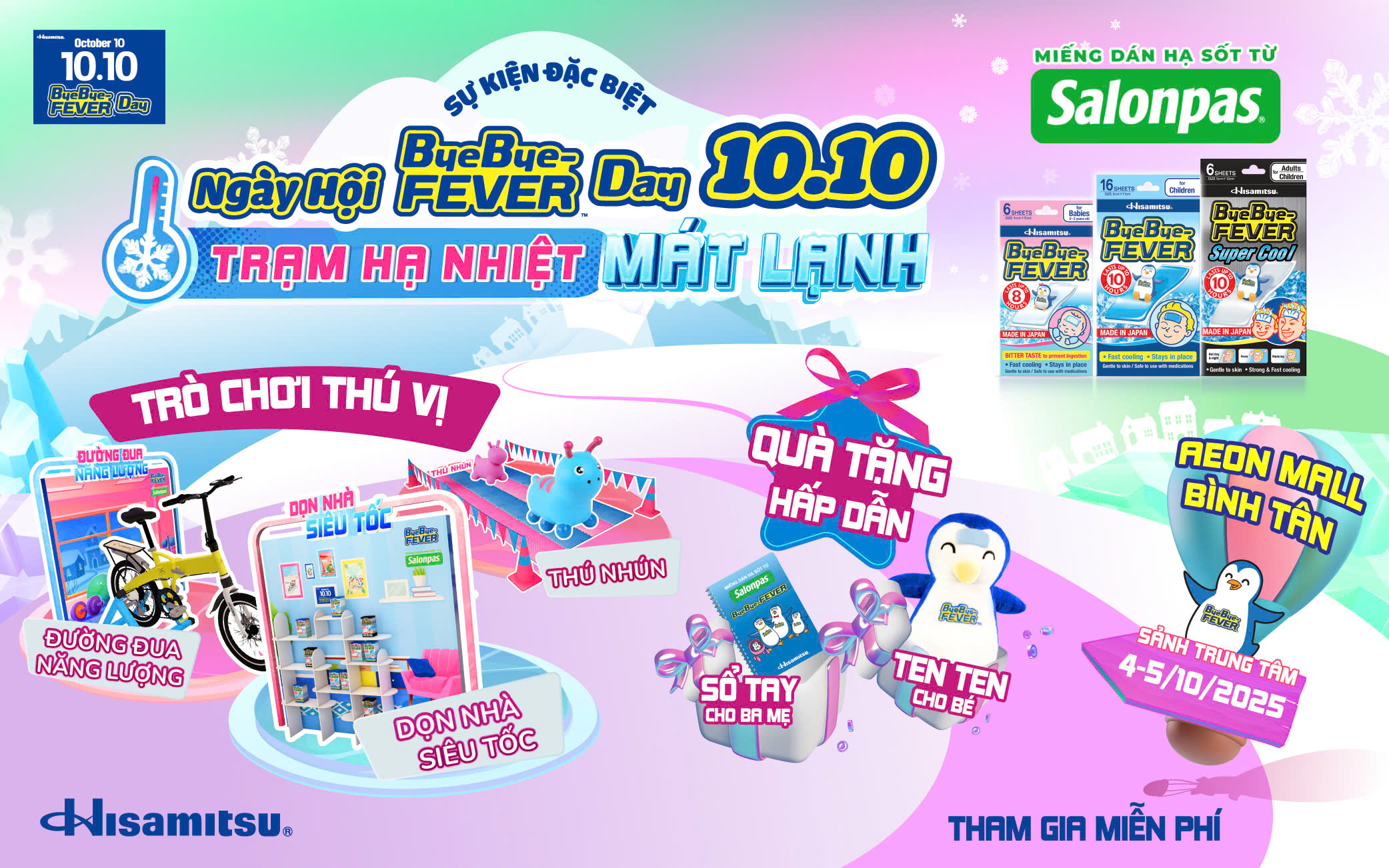 THÀNH PHỐ HỒ CHÍ MINH ƠI, NHÀ MÌNH CÙNG TỚI SÂN CHƠI BYEBYE-FEVER DAY NHA!