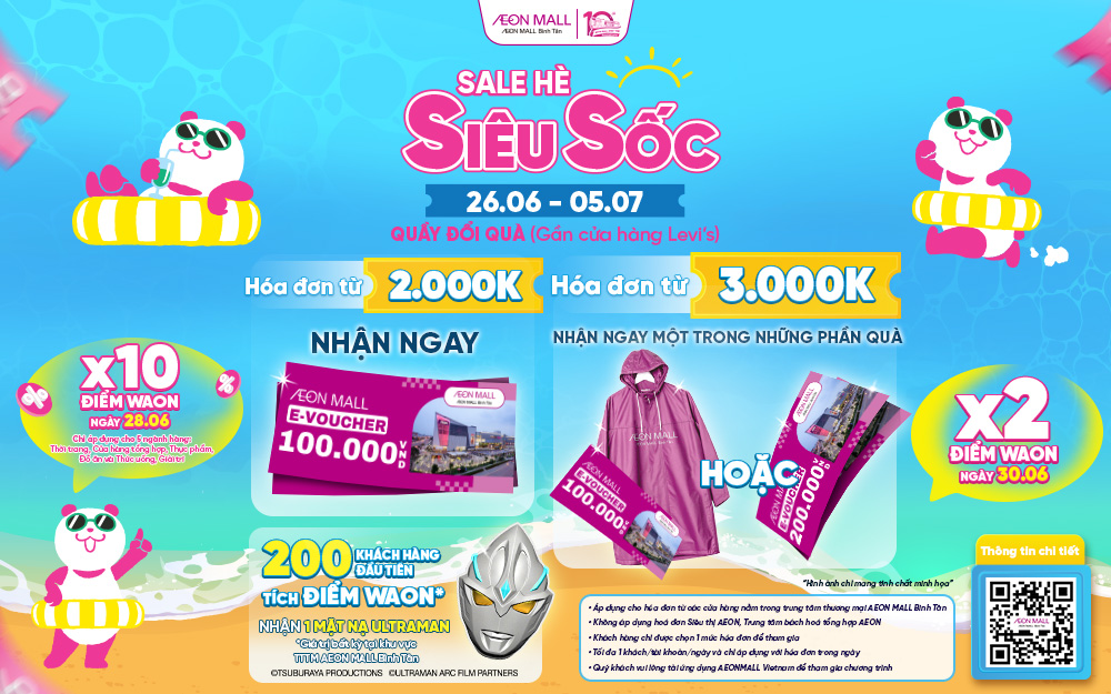 END OF SEASON SALE - SALE HÈ SIÊU SỐC TẠI AEON MALL BÌNH TÂN