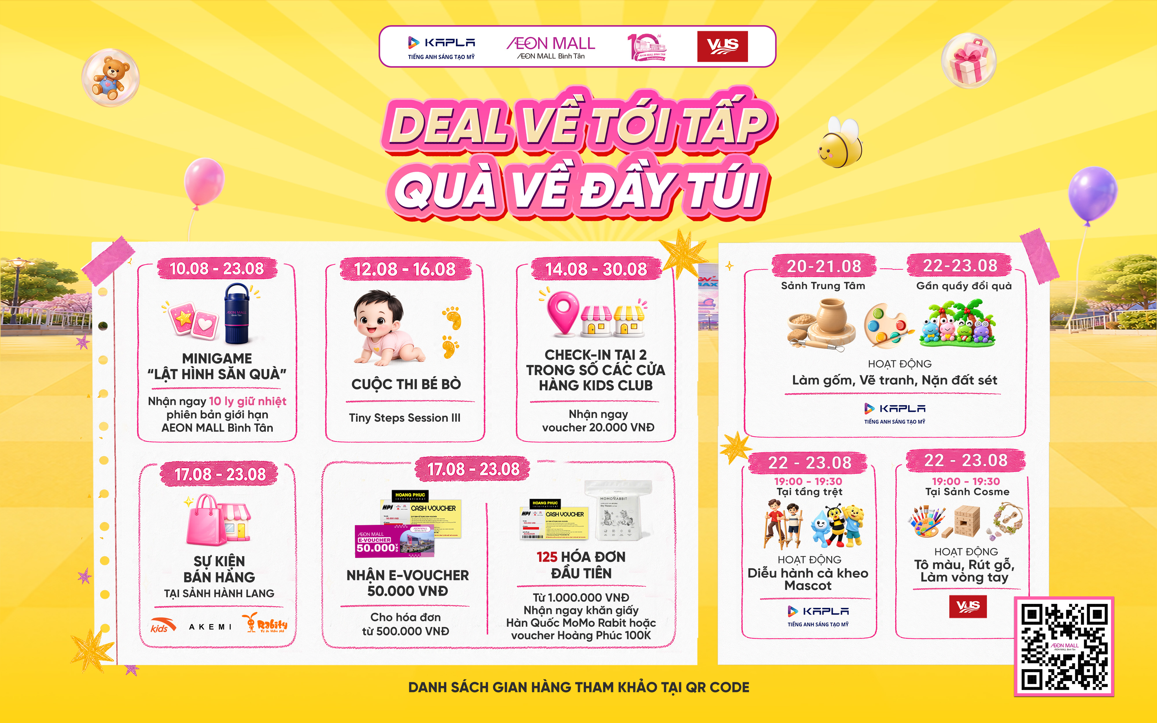 KIDS CLUB | DEAL VỀ TỚI TẤP – QUÀ VỀ ĐẦY TÚI