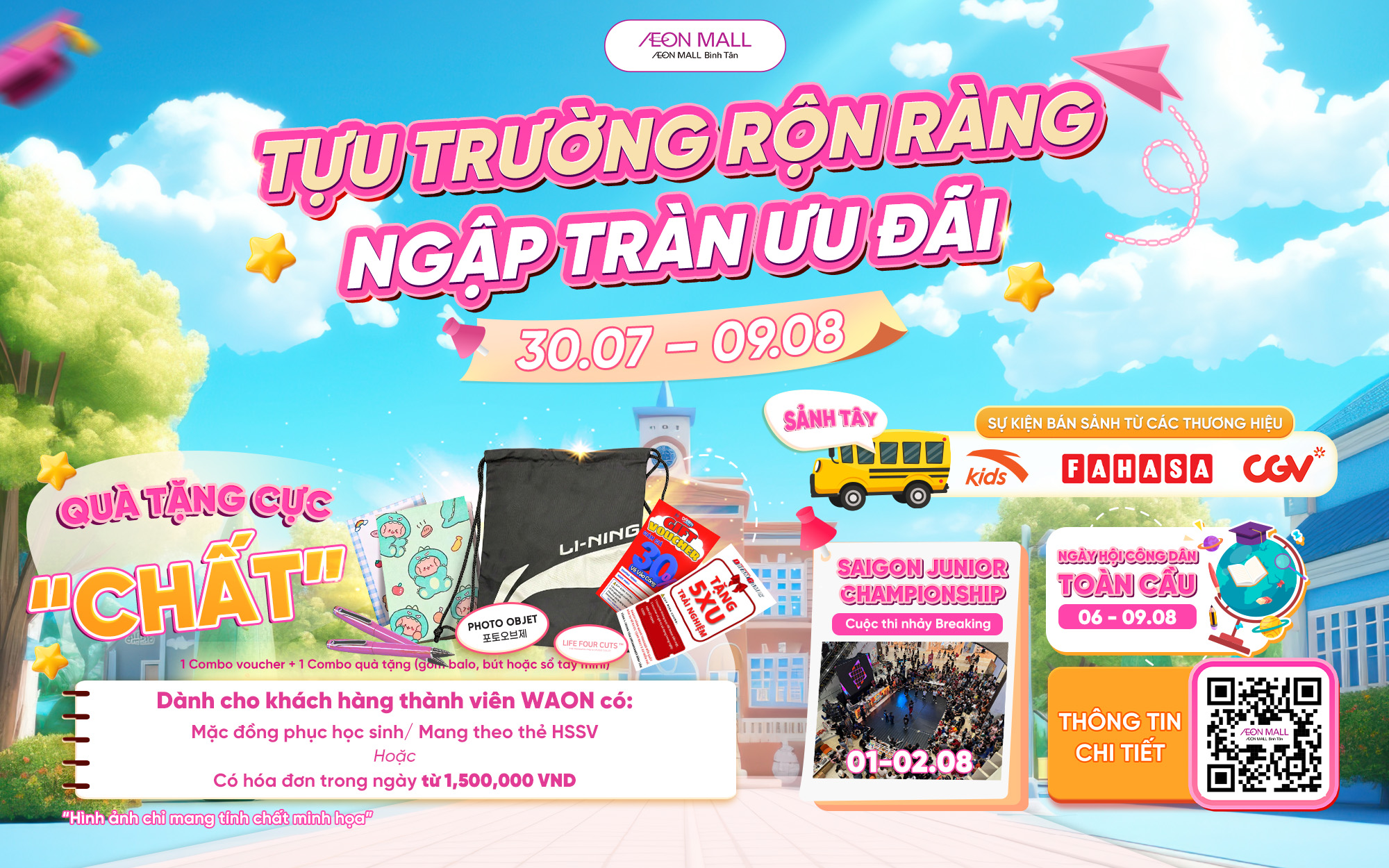 TỰU TRƯỜNG RỘN RÀNG - NGẬP TRÀN ƯU ĐÃI