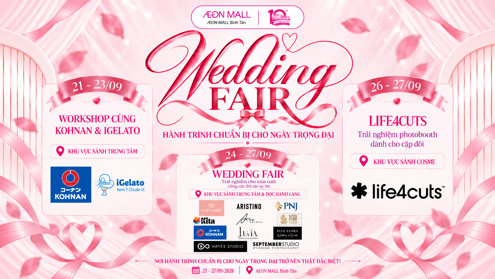 WEDDING FAIR - HÀNH TRÌNH CHUẨN BỊ CHO NGÀY TRỌNG ĐẠI