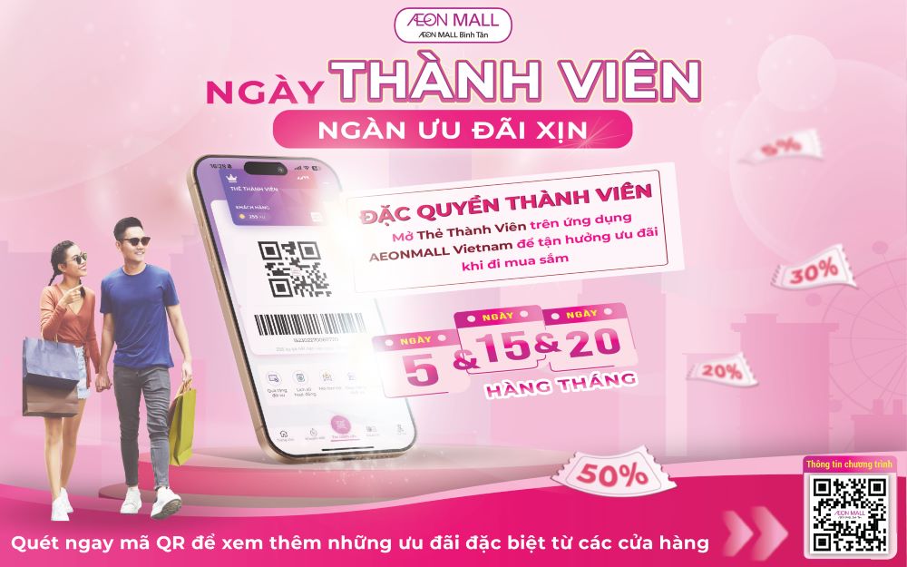 NGÀY THÀNH VIÊN - NGÀN ƯU ĐÃI XỊN