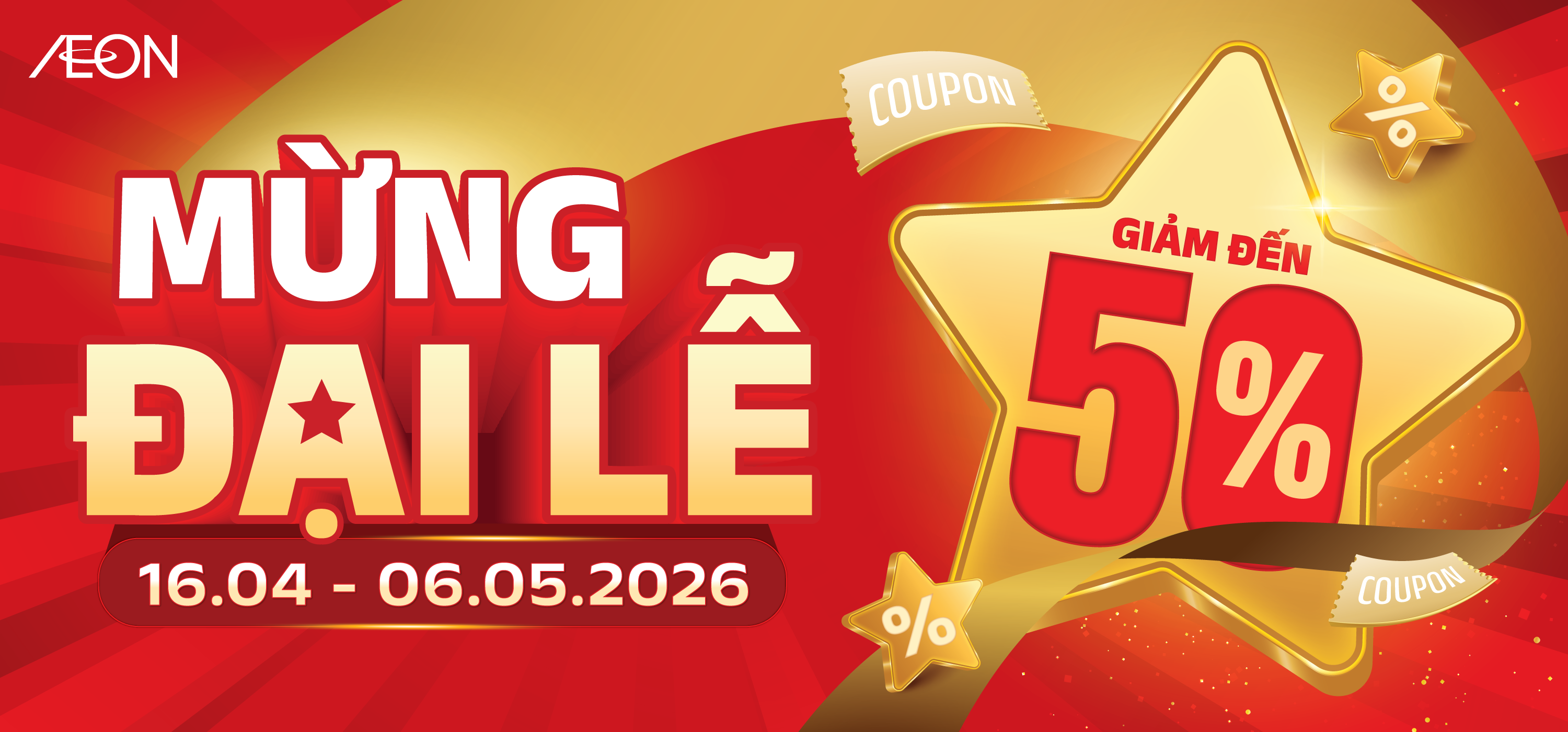 AEON MALL BÌNH TÂN MEGA SALE: 100% TRÚNG QUÀ KHỦNG – CÀN QUÉT BẢN ĐỒ SALE TẠI CÁC SẢNH!