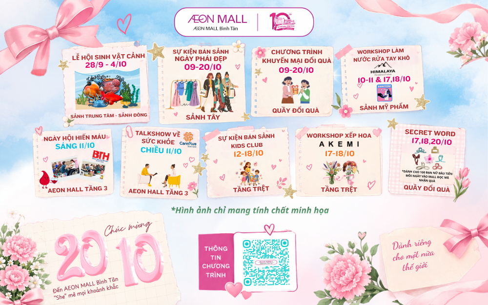 CHUỖI SỰ KIỆN THÁNG 10 RỰC RỠ