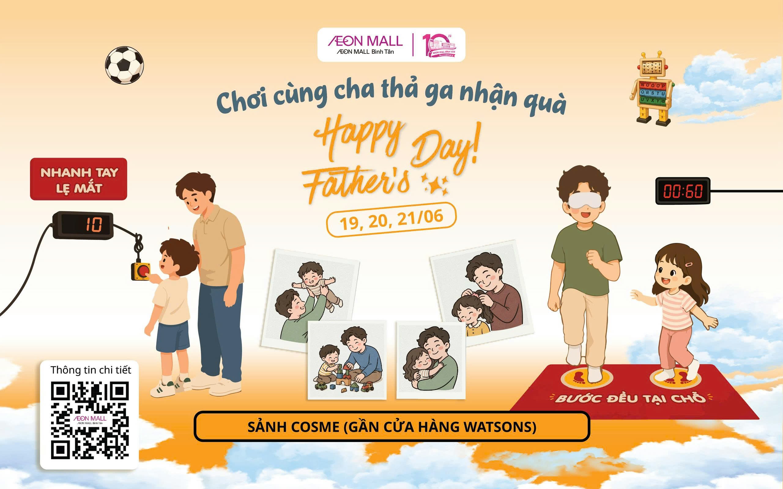 CHƠI CÙNG CHA - THẢ GA NHẬN QUÀ
