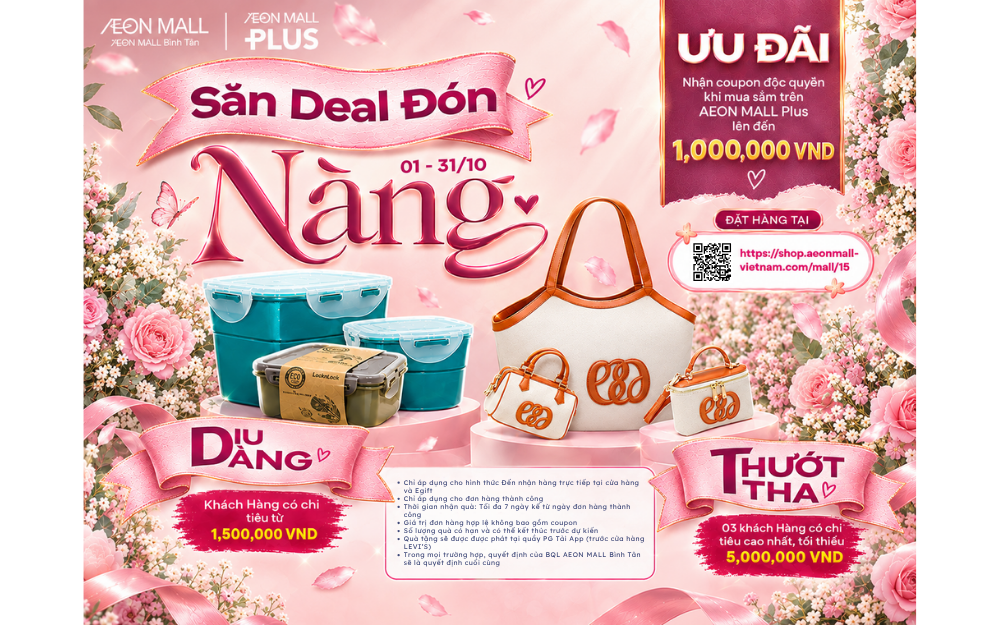 ĂN DEAL ĐÓN NÀNG – MUA SẮM THẢ GA, QUÀ VỀ TAY