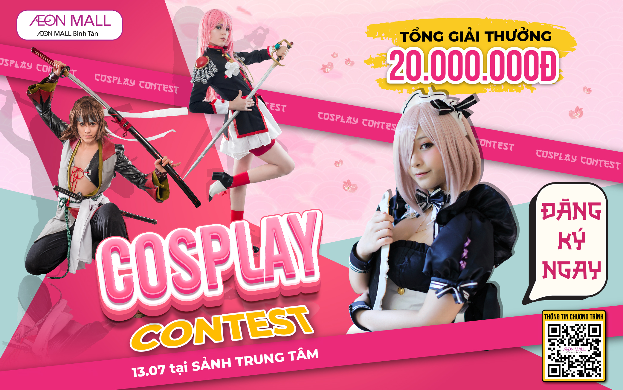 COSPLAYER ƠI! COSPLAY CONTEST CHÍNH THỨC ĐỔ BỘ AEON MALL BÌNH TÂN RỒI ĐÂY!