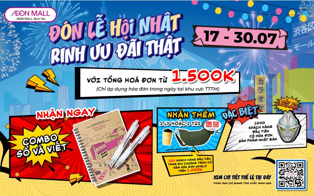 ĐÓN LỄ HỘI NHẬT - RINH ƯU ĐÃI THẬT