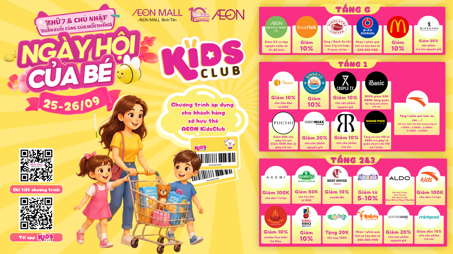 KIDS CLUB - NGÀY HỘI CỦA BÉ