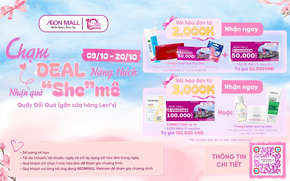 PUSH SALES - CHẠM DEAL – NÀNG THÍCH MÊ, NHẬN QUÀ CỰC XINH! 💕