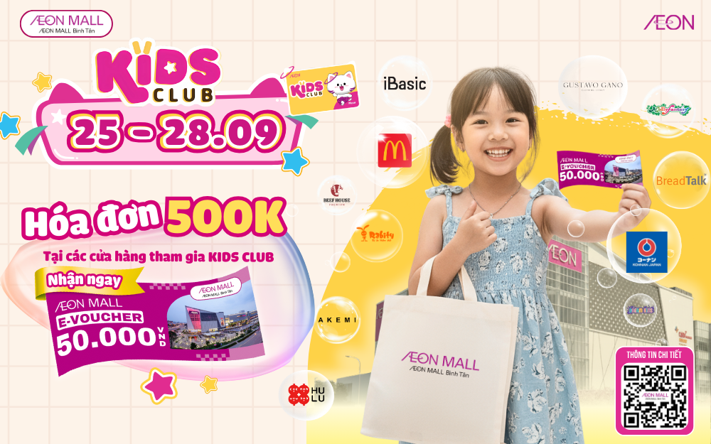 Chương trình ưu đãi KIDS CLUB tháng 9