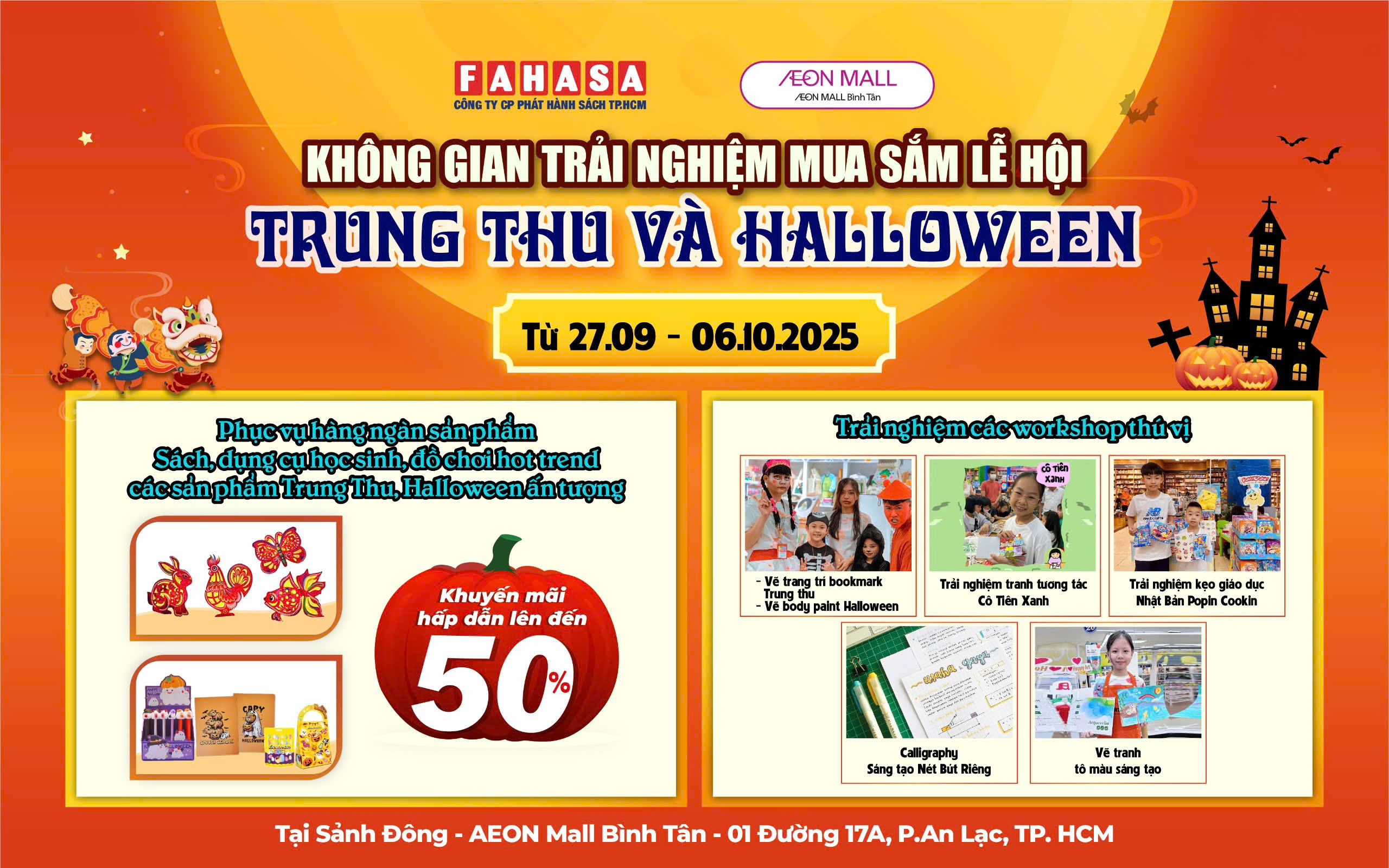 [FAHASA] HỘI SÁCH TRUNG THU & HALLOWEEN 2025