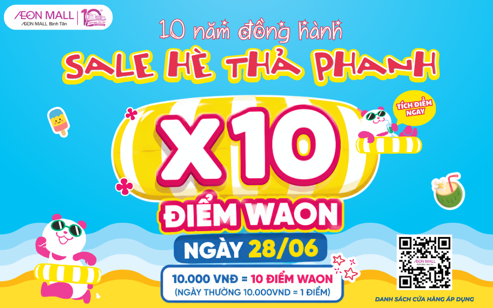 END OF SEASON SALE - X10 ĐIỂM WAON