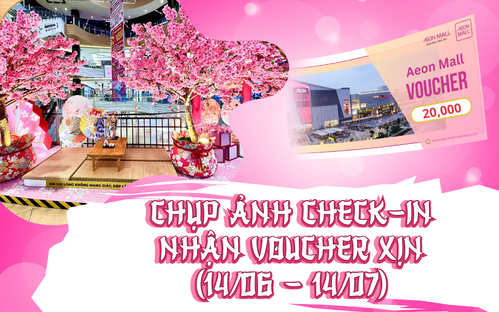 CHỤP ẢNH CHECK-IN NHẬN VOUCHER XỊN