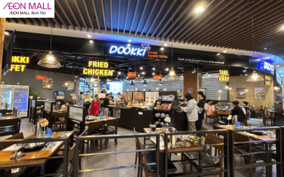 Dookki – Buffet tokbokki Hàn Quốc tại AEON Mall Bình Tân