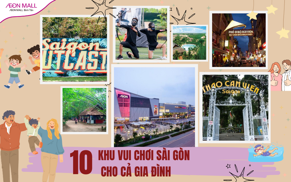 Top 10+ khu vui chơi ở Sài Gòn vào dịp cuối tuần cho cả gia đình