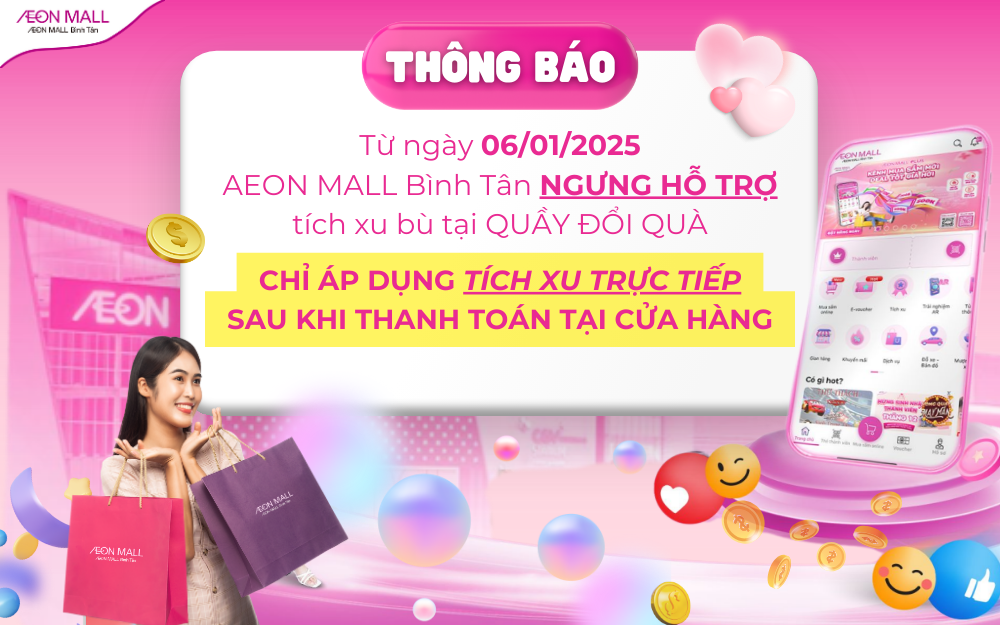 THÔNG BÁO NGƯNG HỖ TRỢ TÍCH XU BÙ